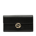 Gucci Dollar Calfskin Interlocking G Continental Wallet