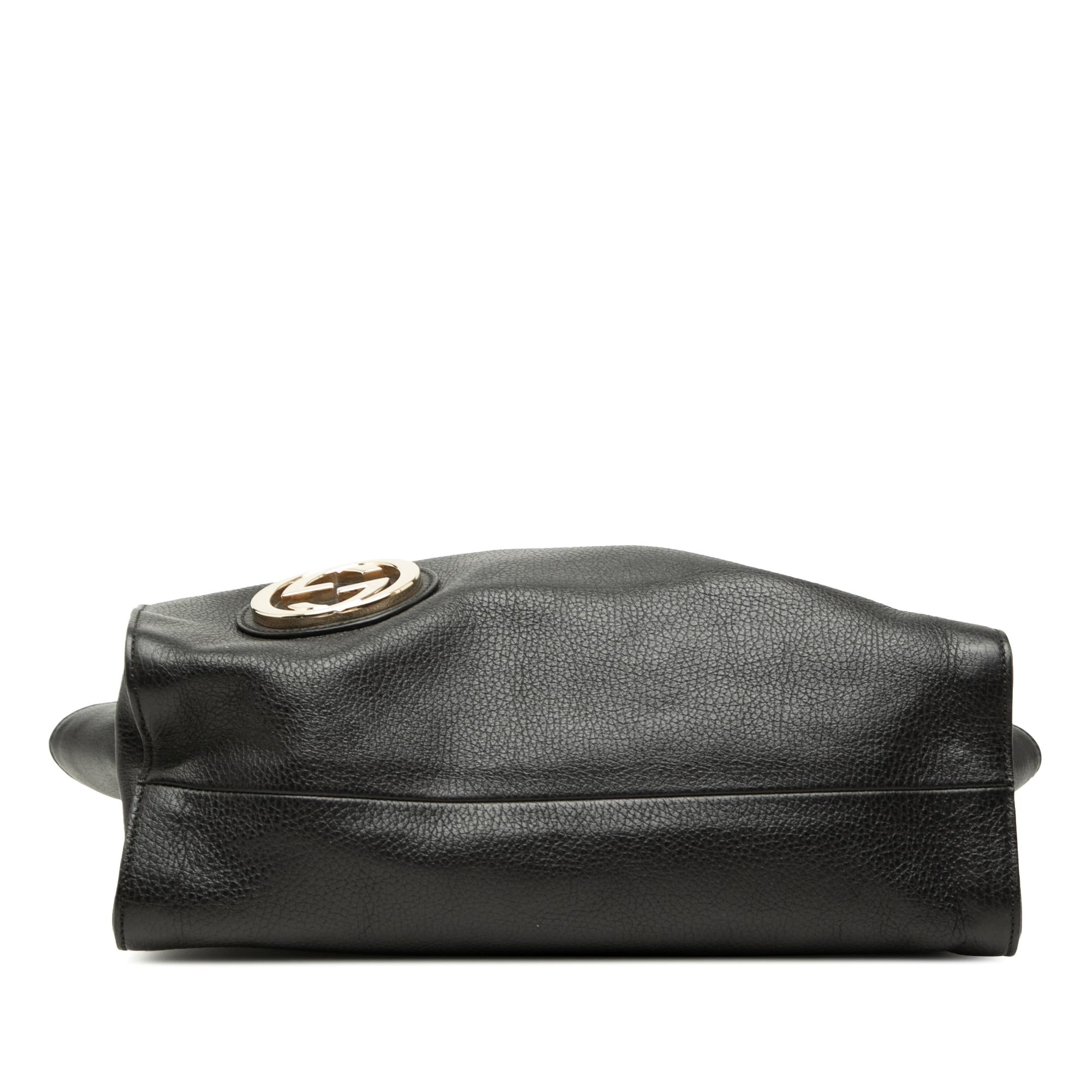 Gucci Dollar Calfskin Interlocking G Tote
