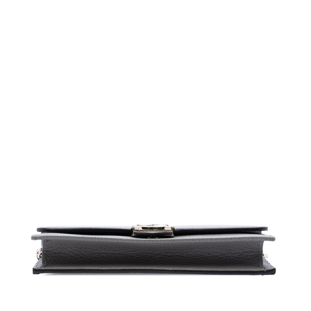 Gucci Dollar Calfskin Interlocking G Wallet on Chain