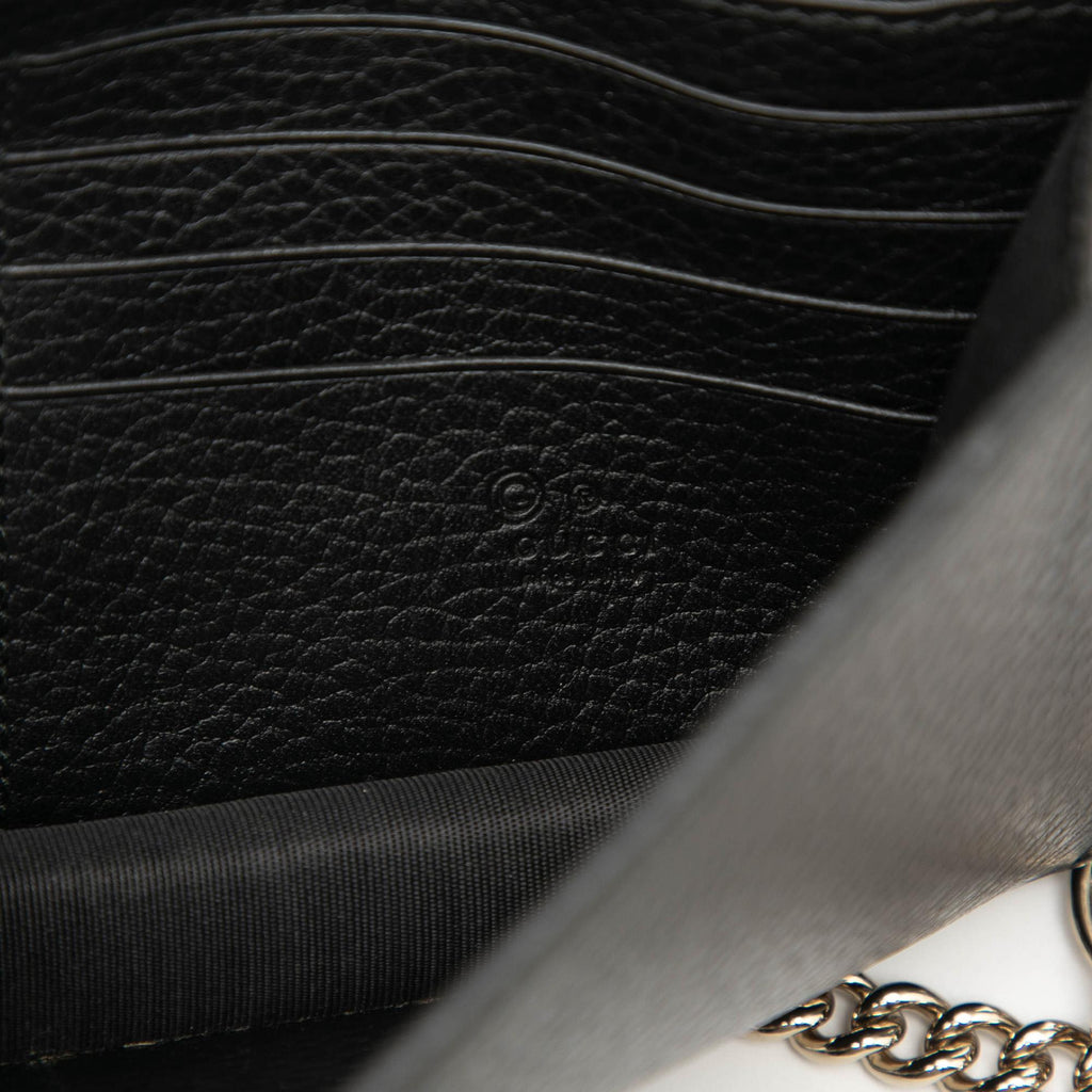 Gucci Dollar Calfskin Interlocking G Wallet on Chain