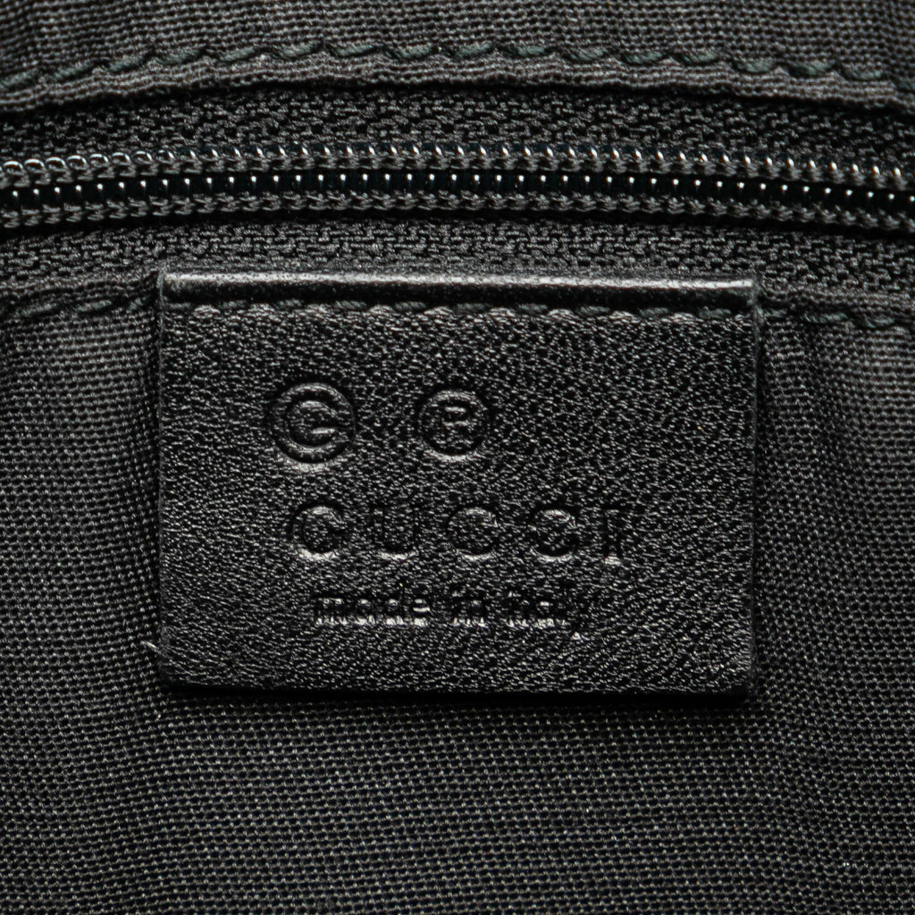 Gucci Embossed Leather Horsebit Abbey D Ring Crossbody