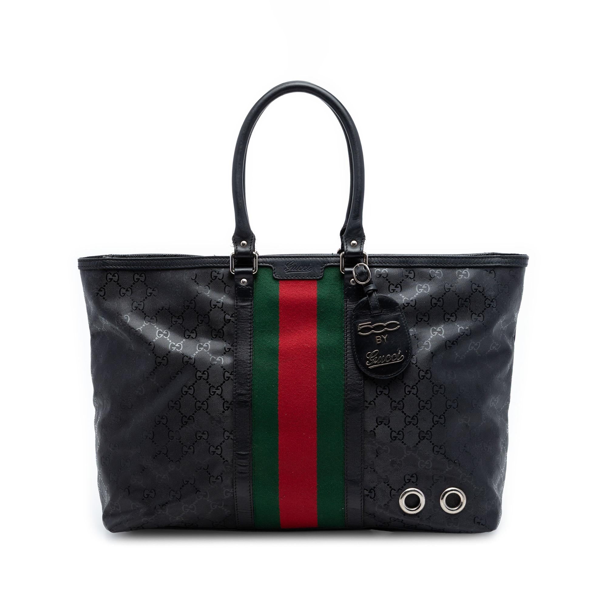 Gucci Fiat 500 Large GG Imprime Web Tote