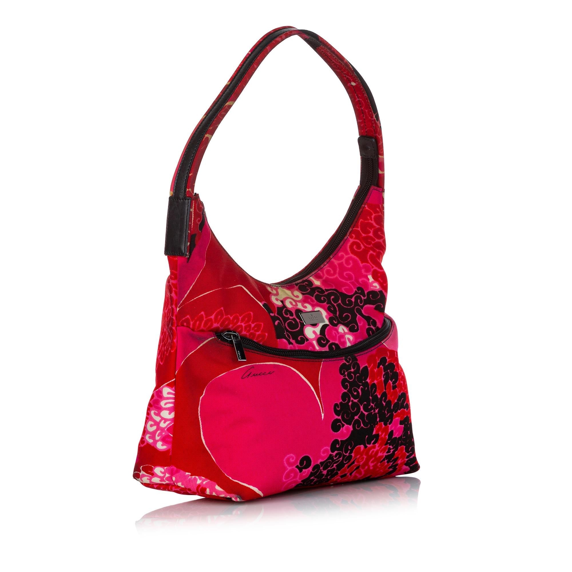 Gucci Flora Canvas Shoulder Bag (SHG-25988)