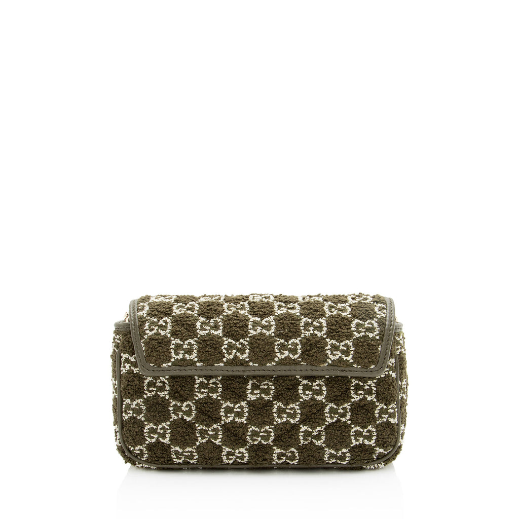 Gucci GG Boucle Tweed GG Marmont Mini Flap Bag