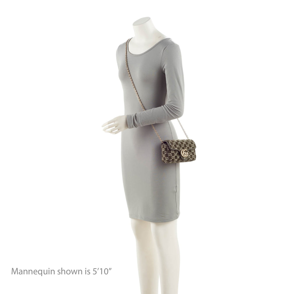 Gucci GG Boucle Tweed GG Marmont Mini Flap Bag