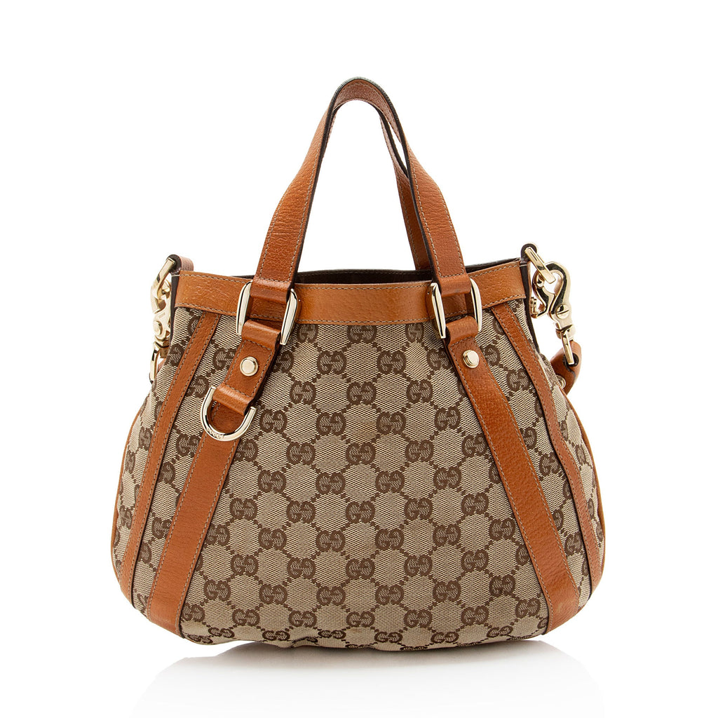 Gucci GG Canvas Abbey Convertible Small Tote