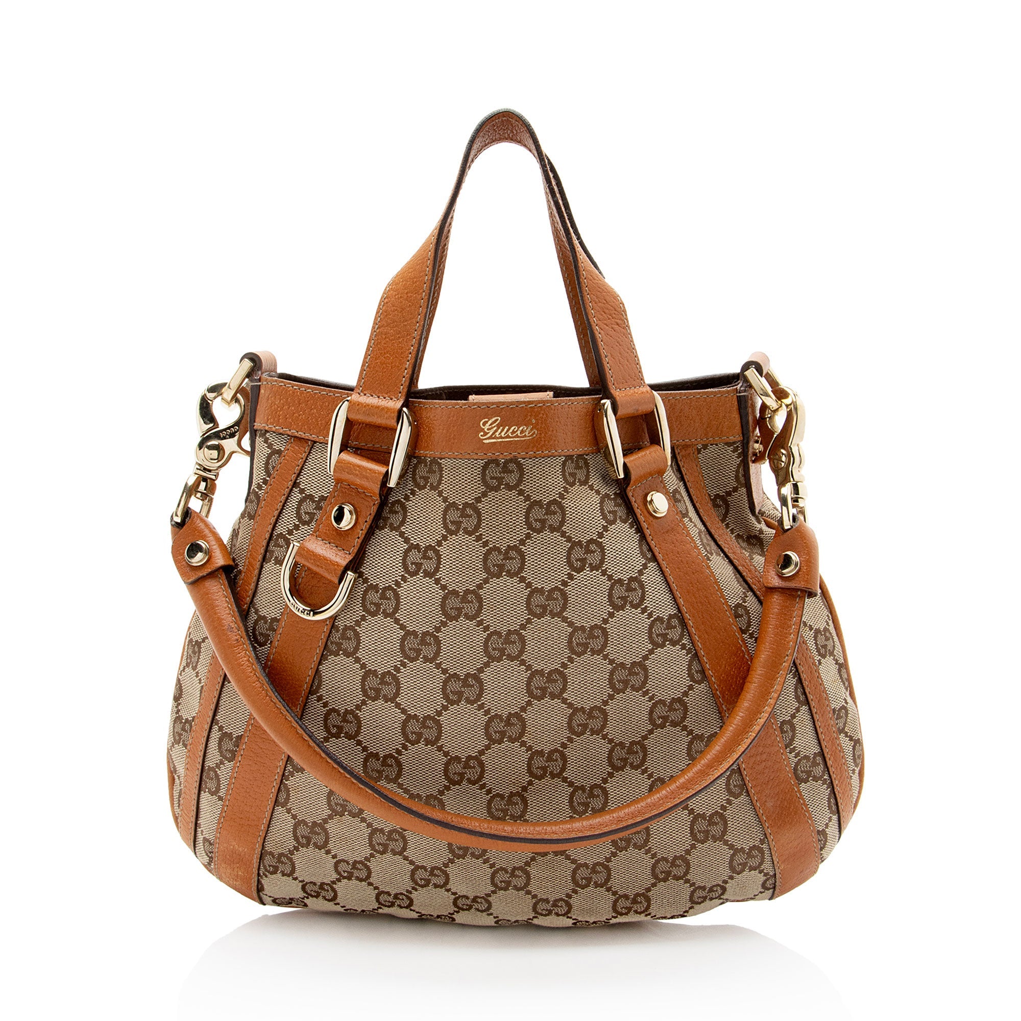 Gucci GG Canvas Abbey Convertible Small Tote