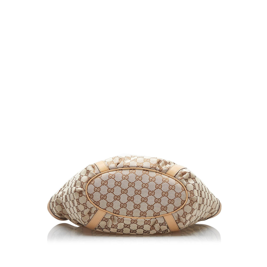 Gucci GG Canvas Abbey D-Ring Bucket Tote (SHG-zA5ukb)