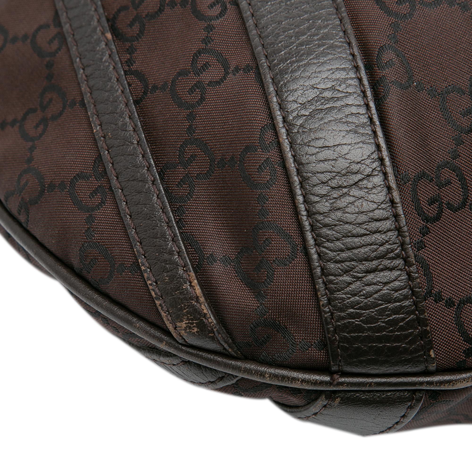 Gucci GG Canvas Abbey D Ring Convertible Satchel