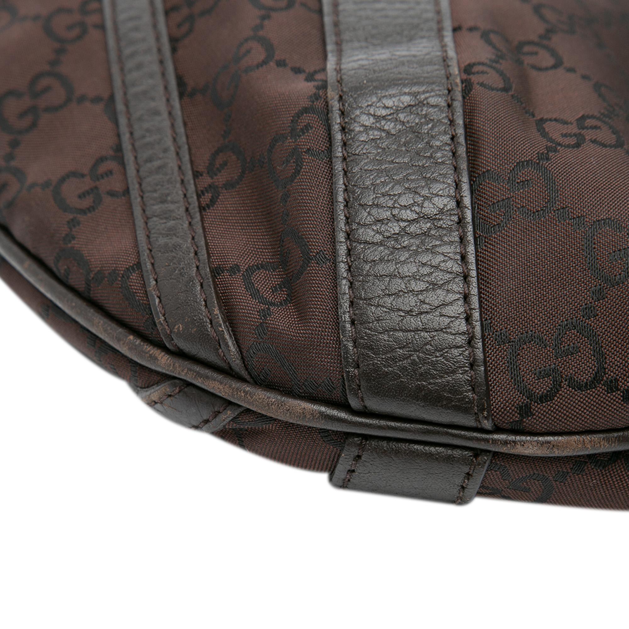 Gucci GG Canvas Abbey D Ring Convertible Satchel