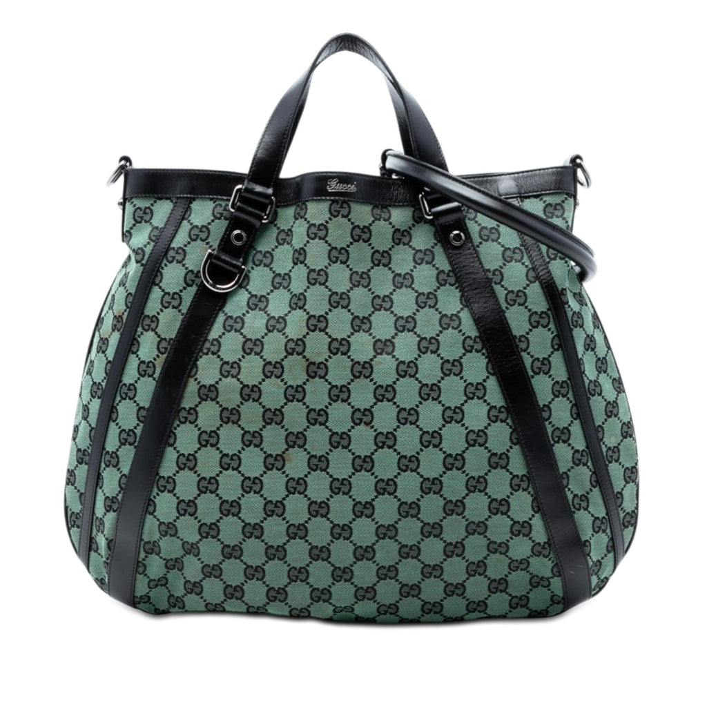 Gucci GG Canvas Abbey D Ring Convertible Satchel