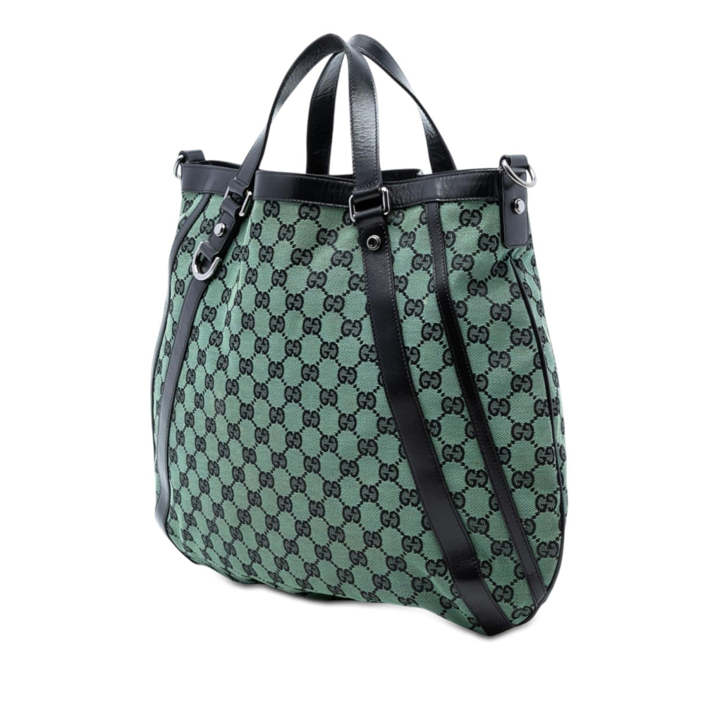 Gucci GG Canvas Abbey D Ring Convertible Satchel