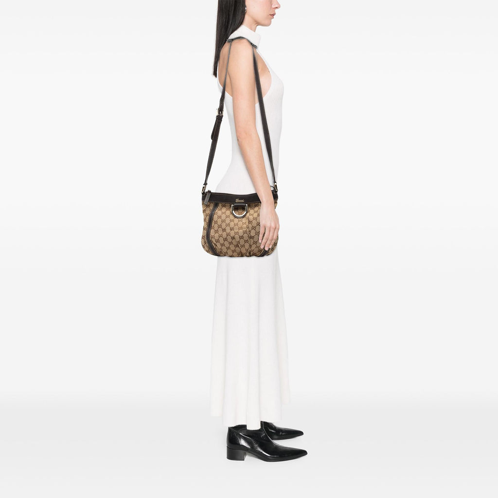 Gucci GG Canvas Abbey D Ring Crossbody