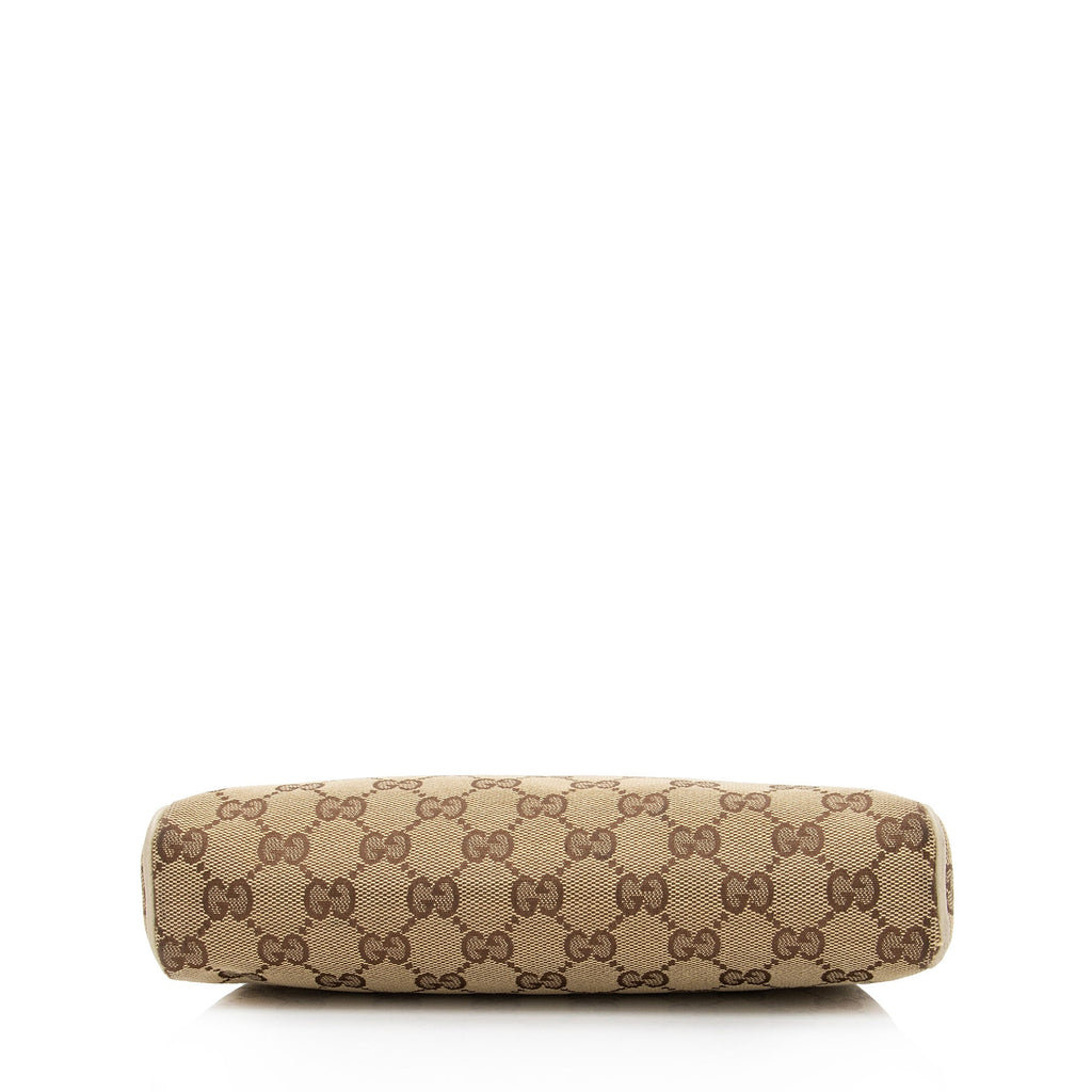 Gucci GG Canvas Abbey D Ring Pochette (SHF-1r8ajC)