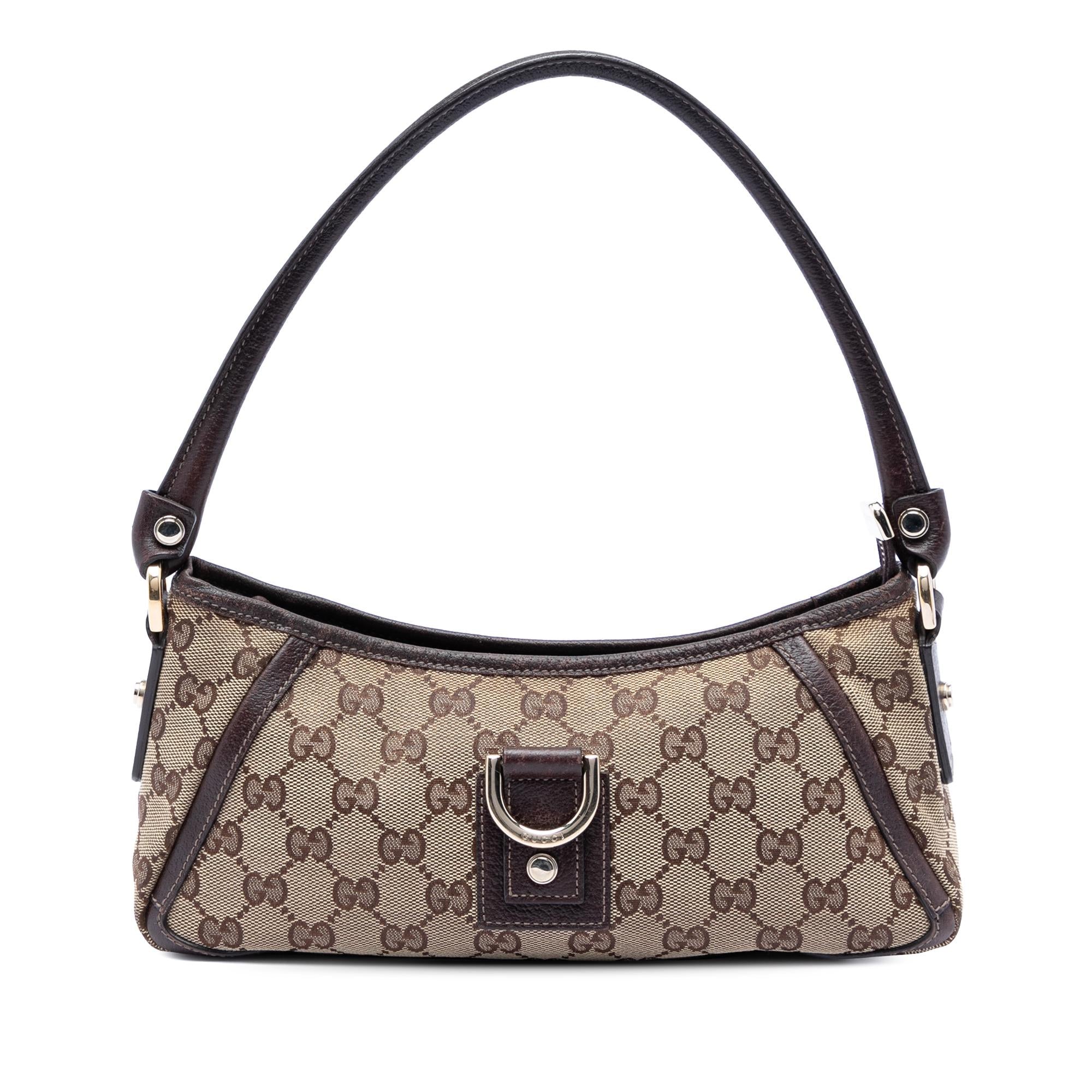 Gucci GG Canvas Abbey D Ring Pochette