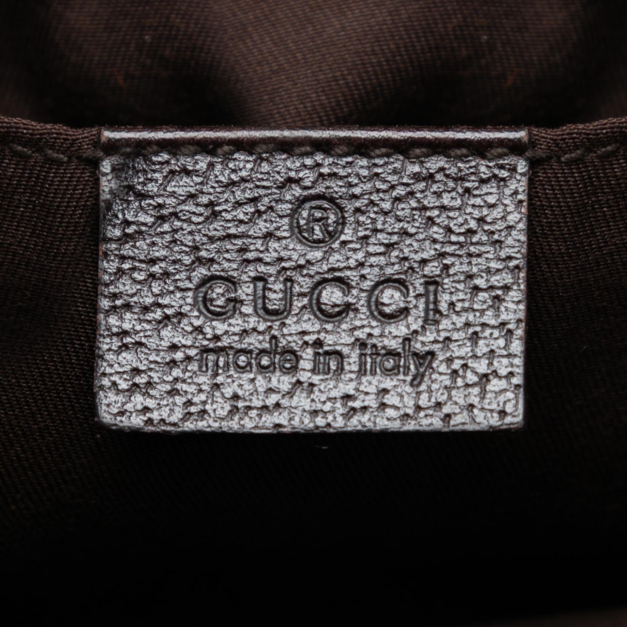 Gucci GG Canvas Abbey D Ring Pochette