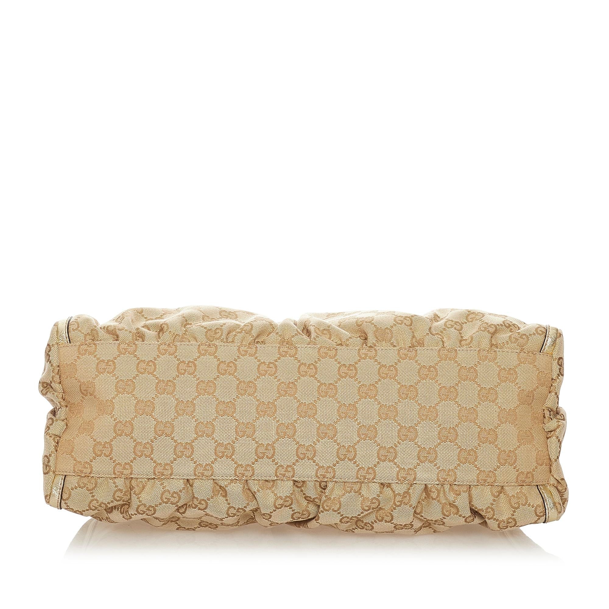 Gucci GG Canvas Abbey D-Ring Shoulder Bag (SHG-27540)