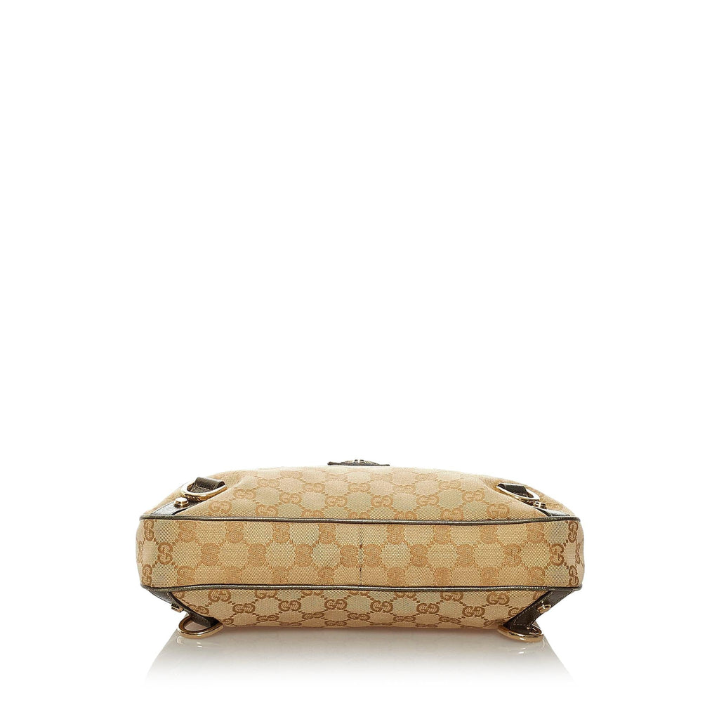 Gucci GG Canvas Abbey D-Ring Shoulder Bag (SHG-29053)