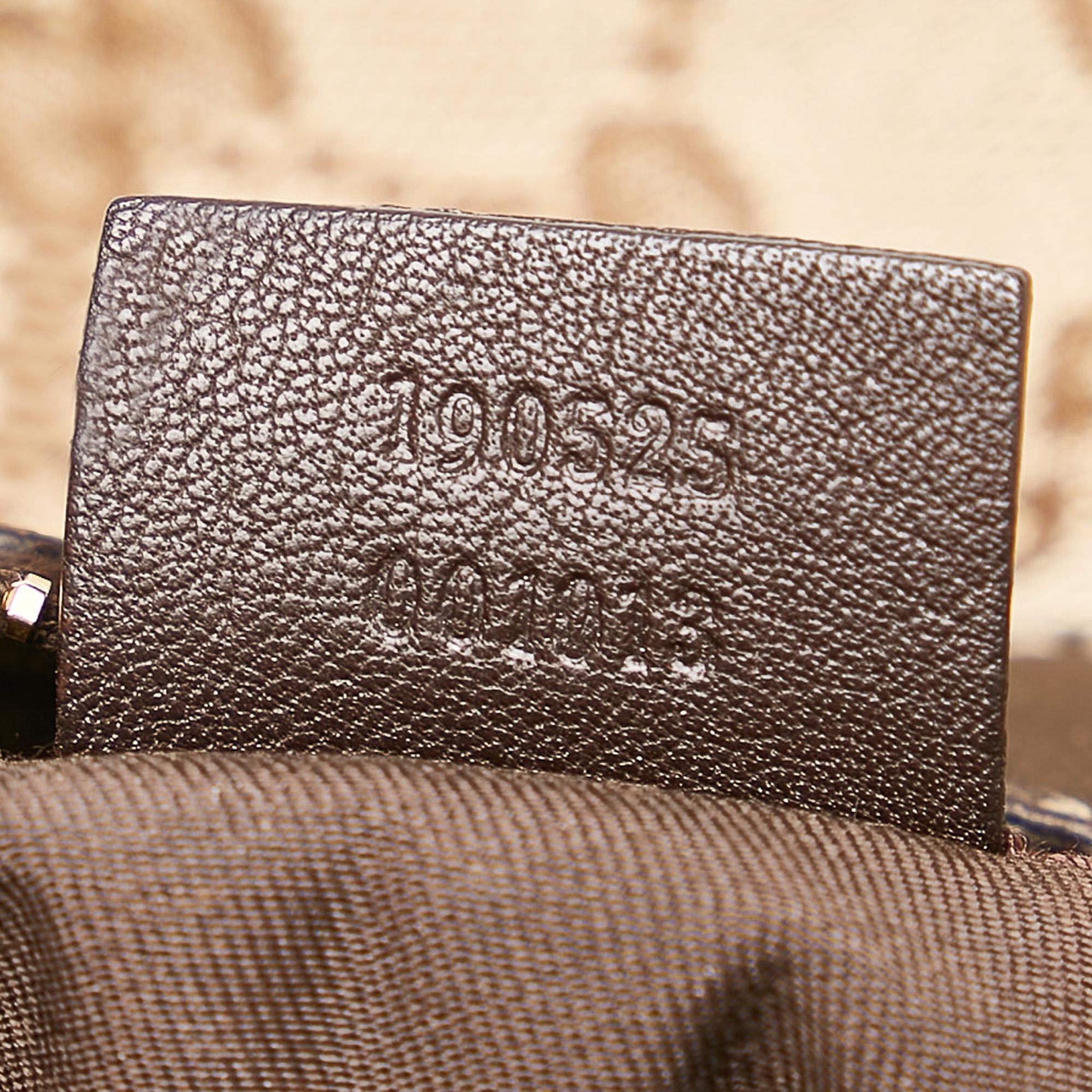 Gucci GG Canvas Abbey D-Ring Shoulder Bag (SHG-30748)