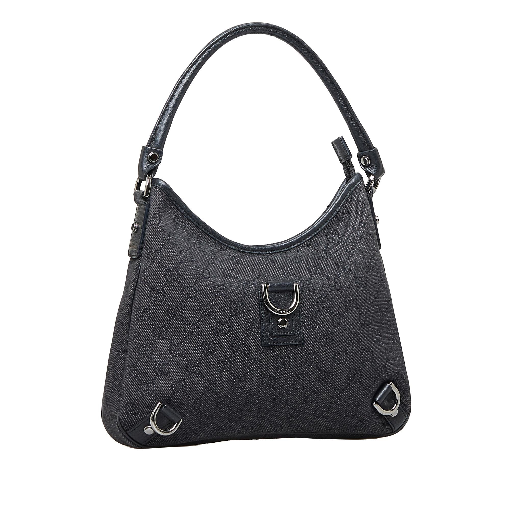 Gucci GG Canvas Abbey D-Ring Shoulder Bag (SHG-JiQEIX)