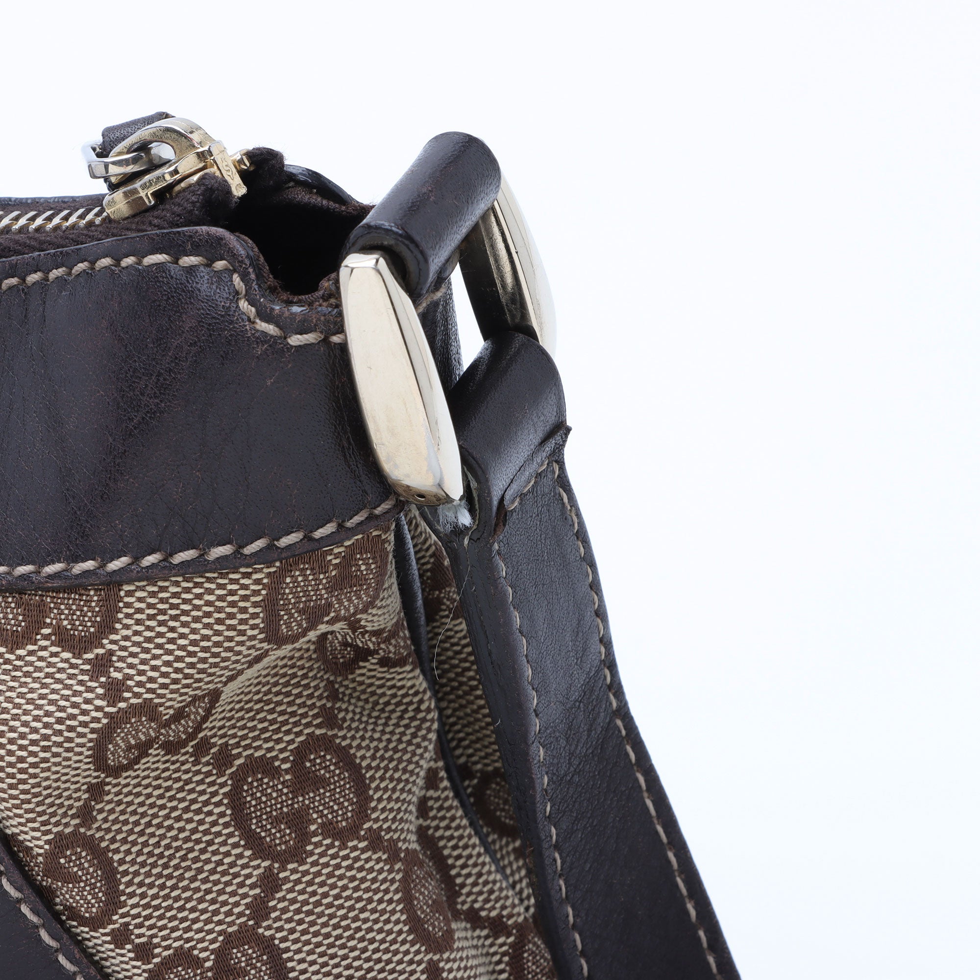 Gucci GG Canvas Abbey D Ring Small Crossbody Bag (SHF-FW1BDF)