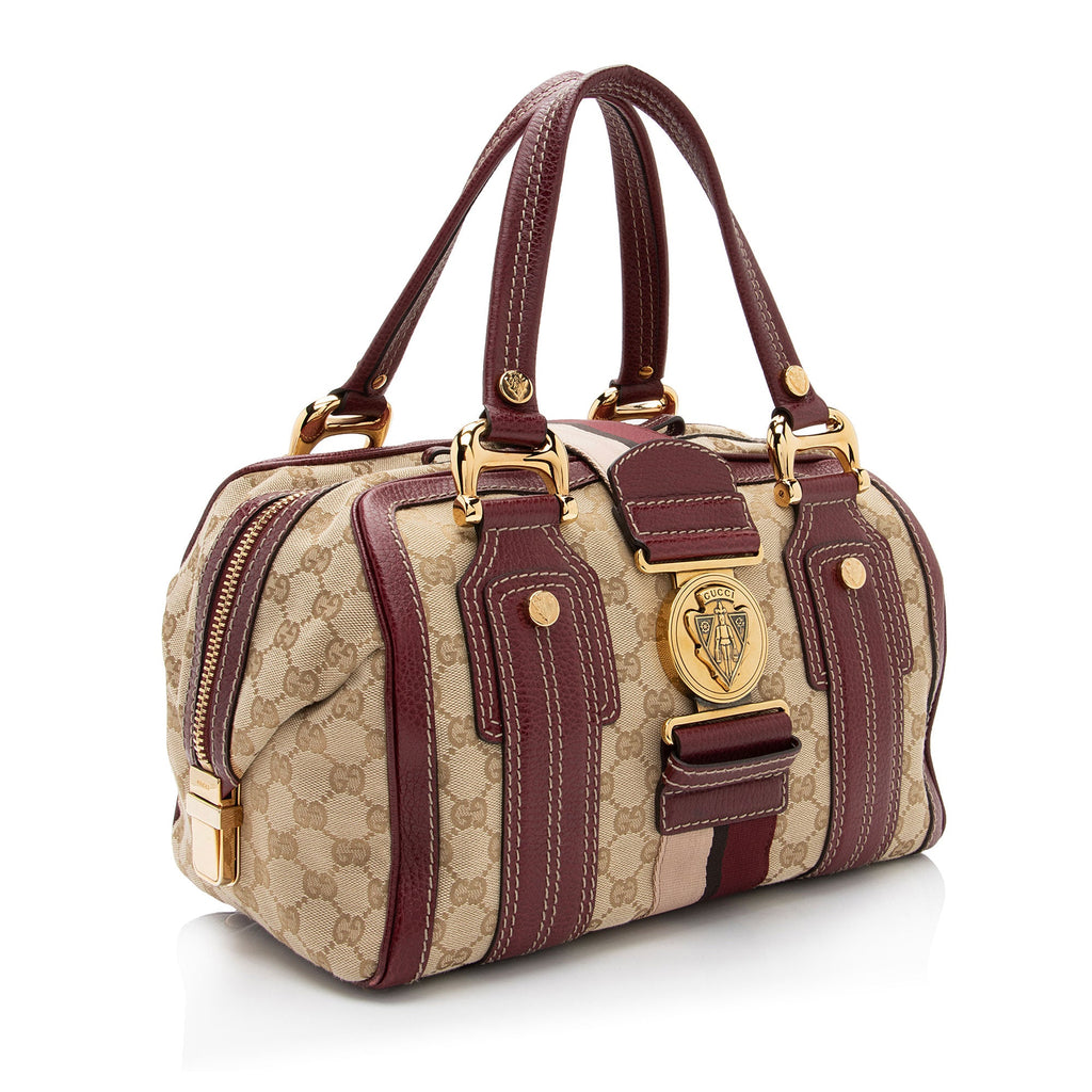 Gucci GG Canvas Aviatrix Medium Boston Bag (SHF-fhPsfN)