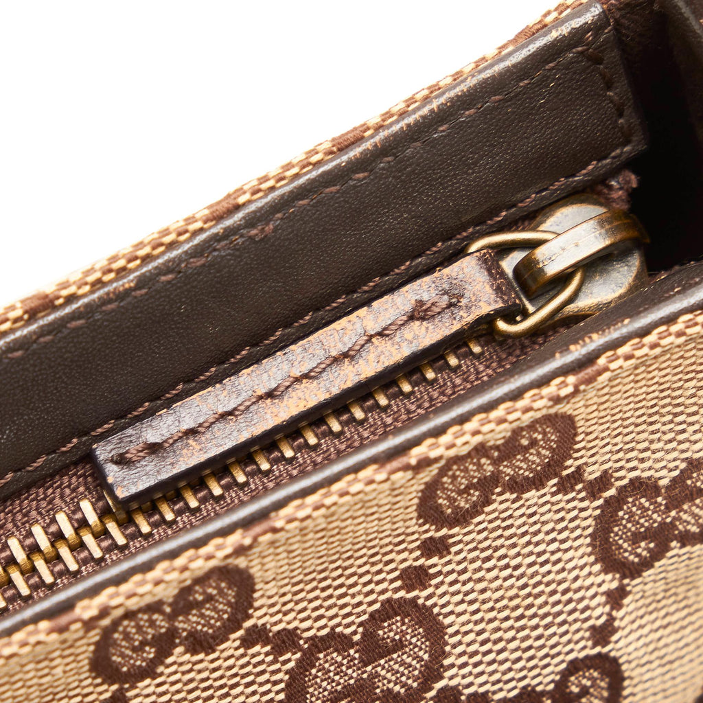 Gucci GG Canvas Baguette (SHG-31120)