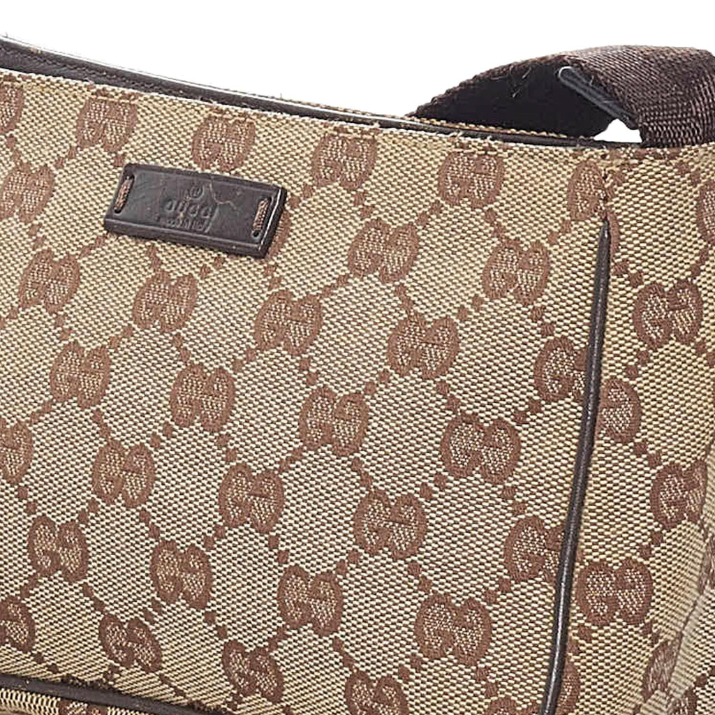 Gucci GG Canvas Baguette (SHG-31120)