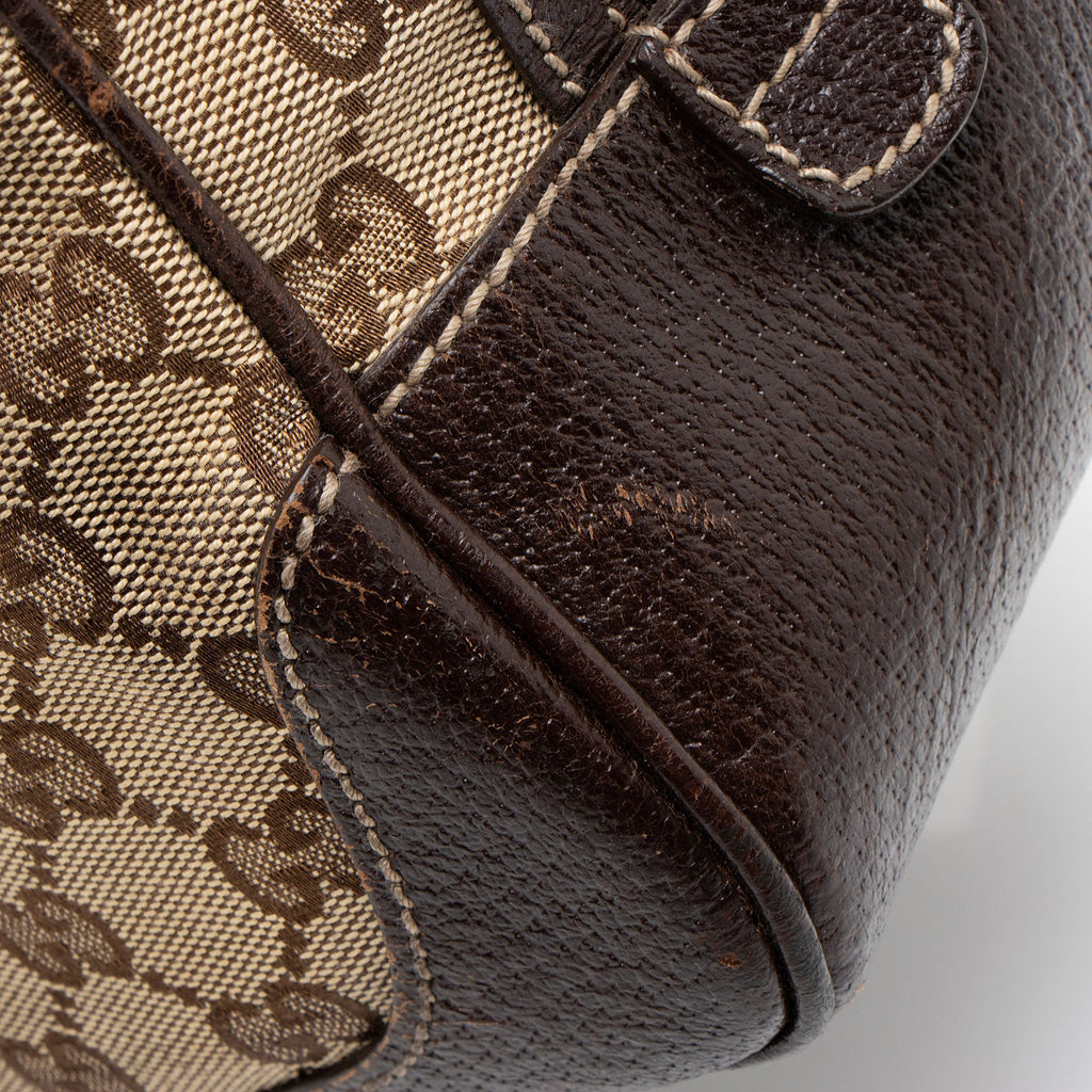 Gucci GG Canvas Bamboo Mini Satchel