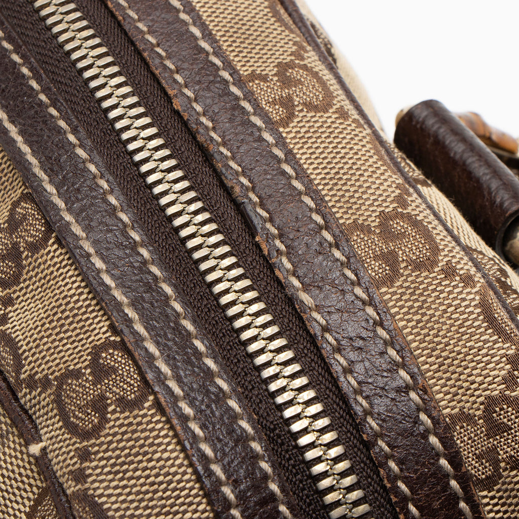 Gucci GG Canvas Bamboo Mini Satchel