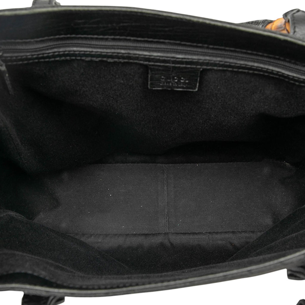 Gucci GG Canvas Bamboo Tote