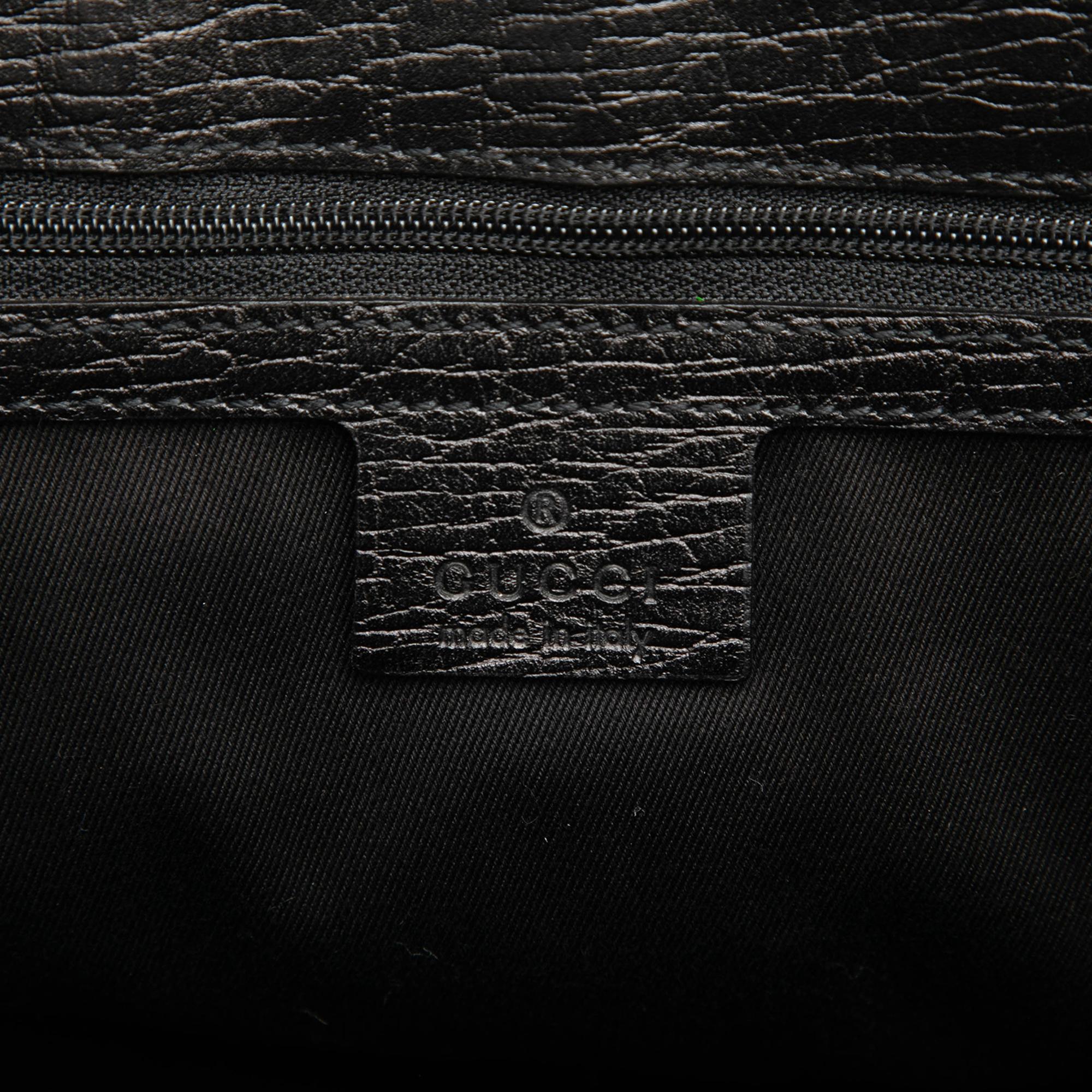 Gucci GG Canvas Bamboo Tote