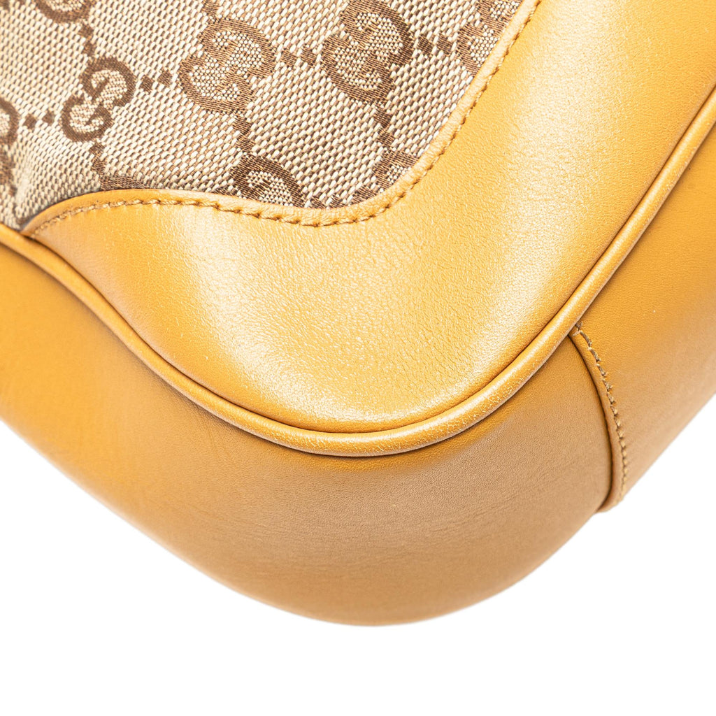 Gucci GG Canvas Bamboo Web Satchel