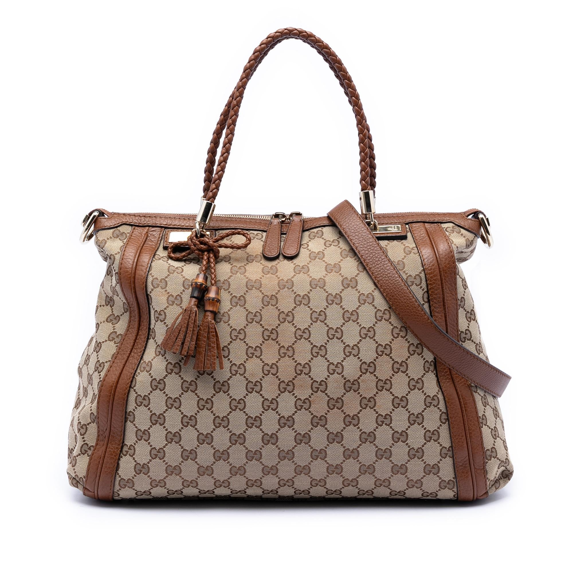 Gucci GG Canvas Bella Convertible Tote