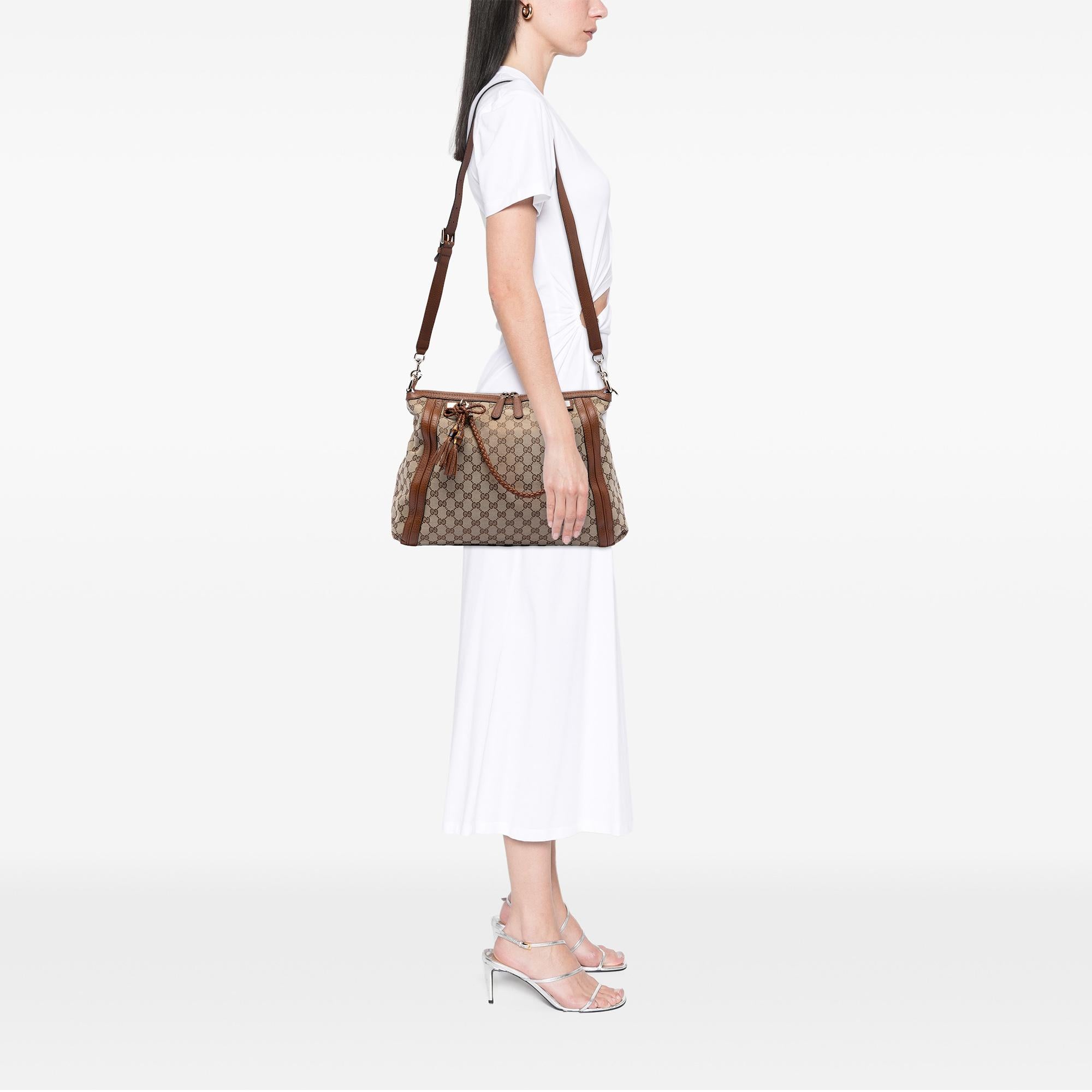 Gucci GG Canvas Bella Convertible Tote