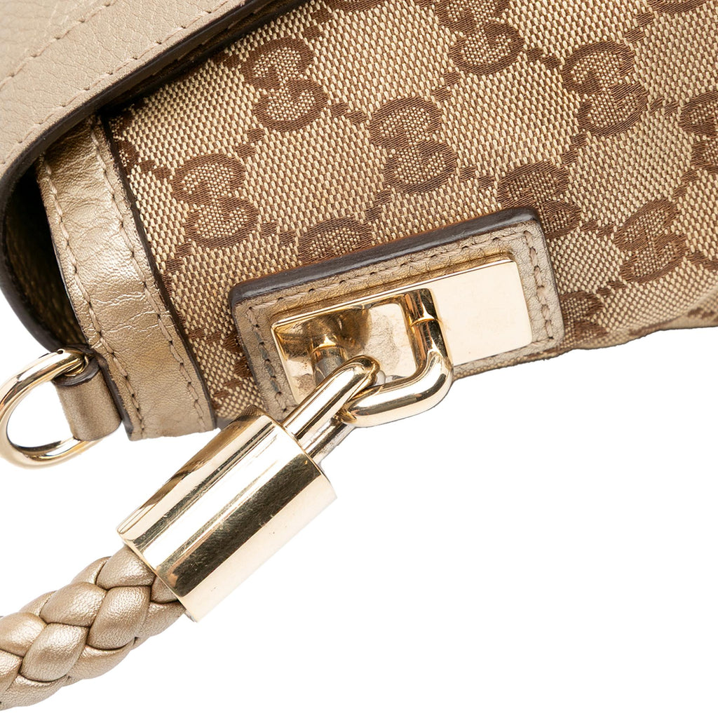 Gucci GG Canvas Bella Flap Satchel