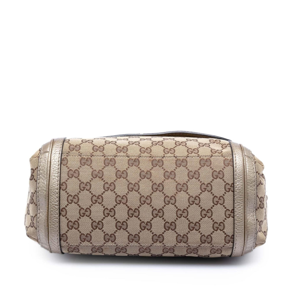 Gucci GG Canvas Bella Flap Satchel