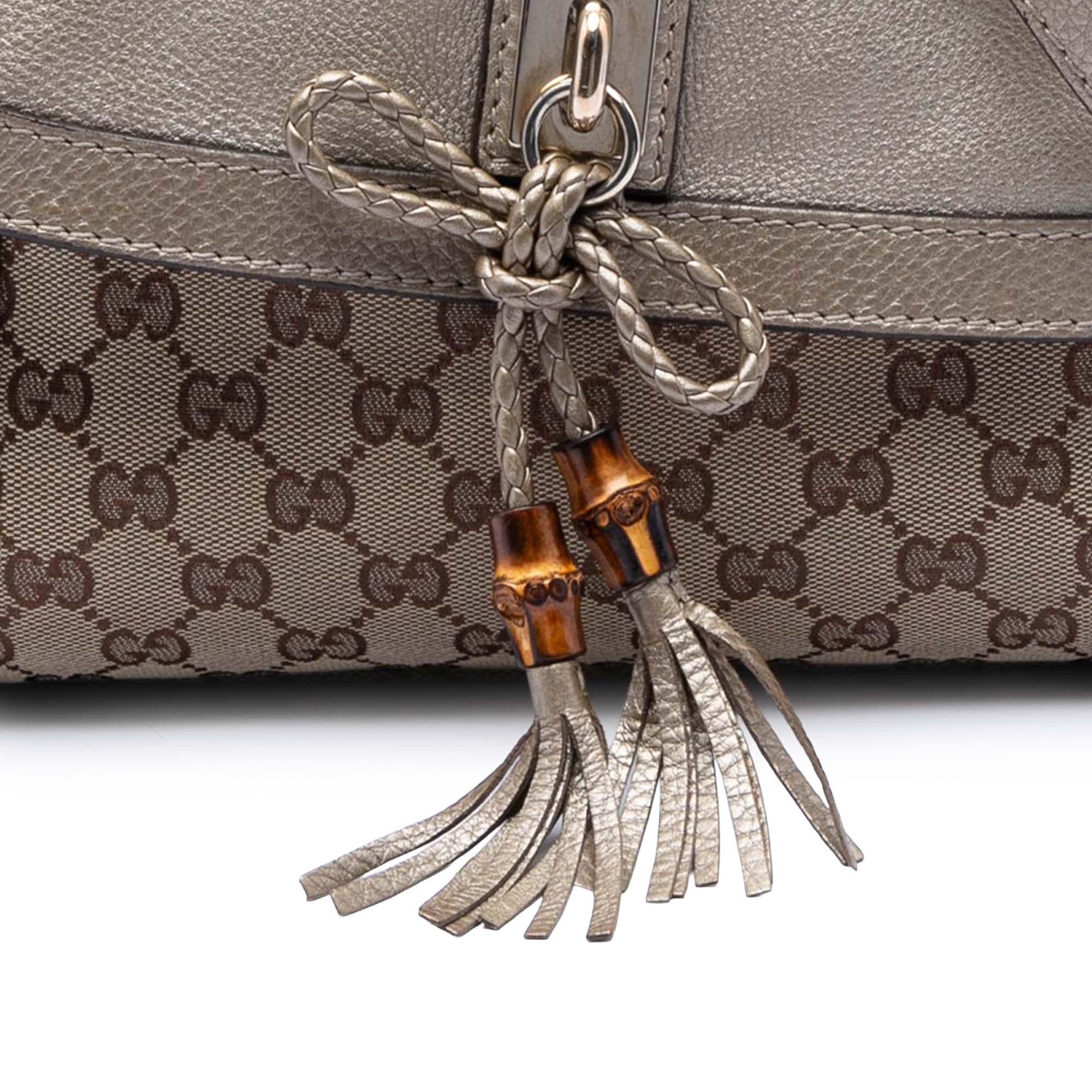 Gucci GG Canvas Bella Flap Satchel