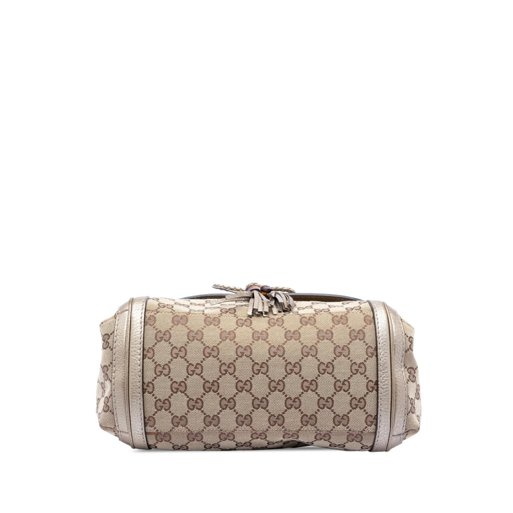 Gucci GG Canvas Bella Flap Satchel