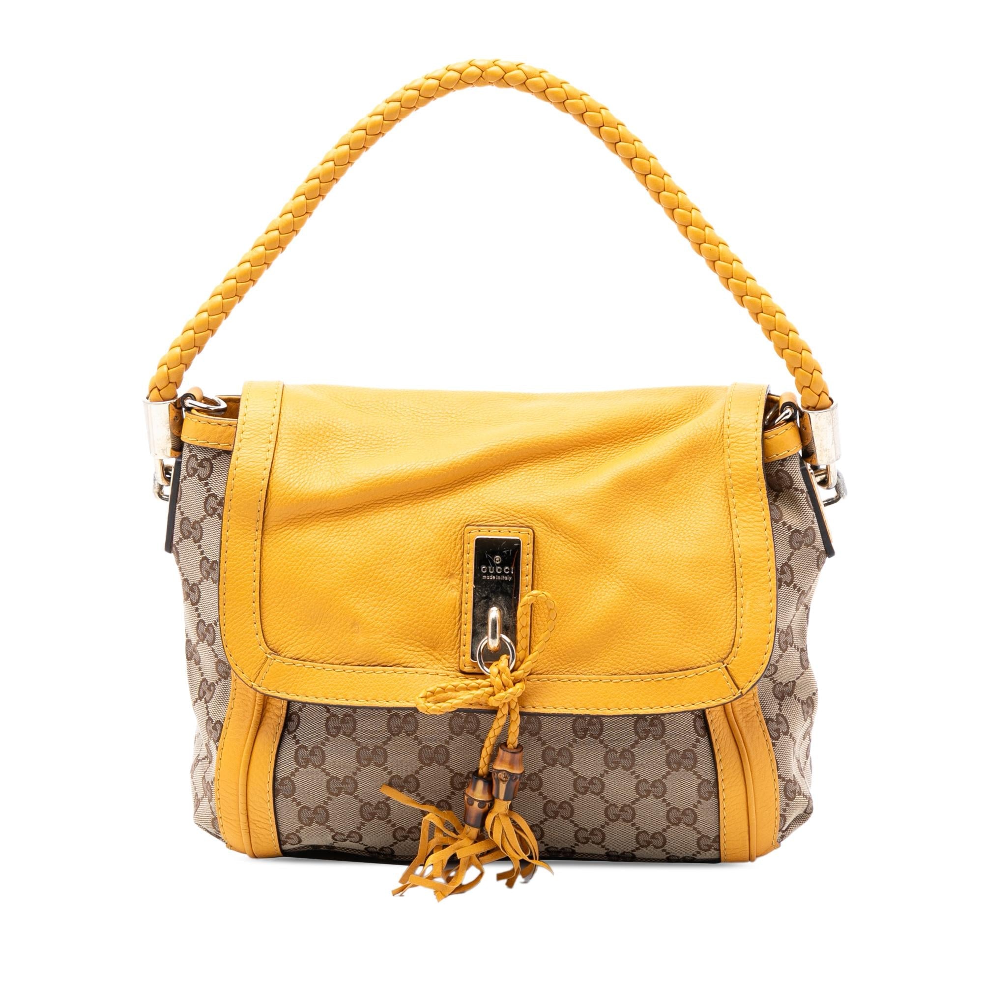 Gucci GG Canvas Bella Flap Satchel