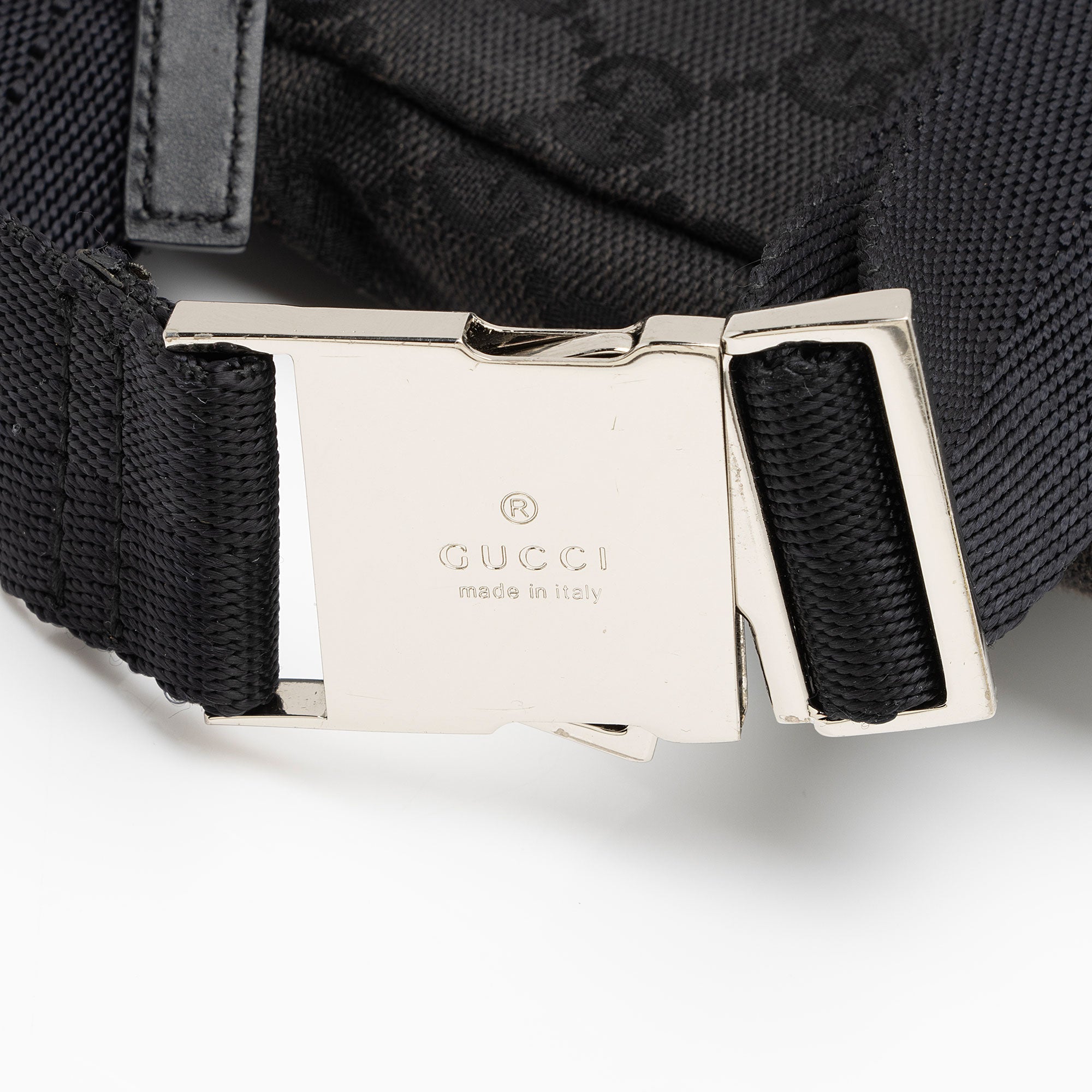 Gucci GG Canvas Double Pocket Belt Bag (SHF-4RHCaN)