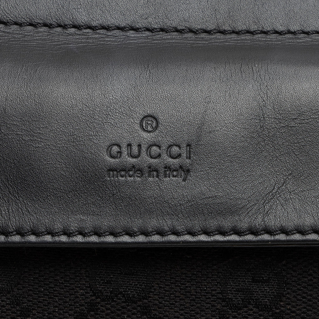 Gucci GG Canvas Double Pocket Belt Bag (SHF-4RHCaN)