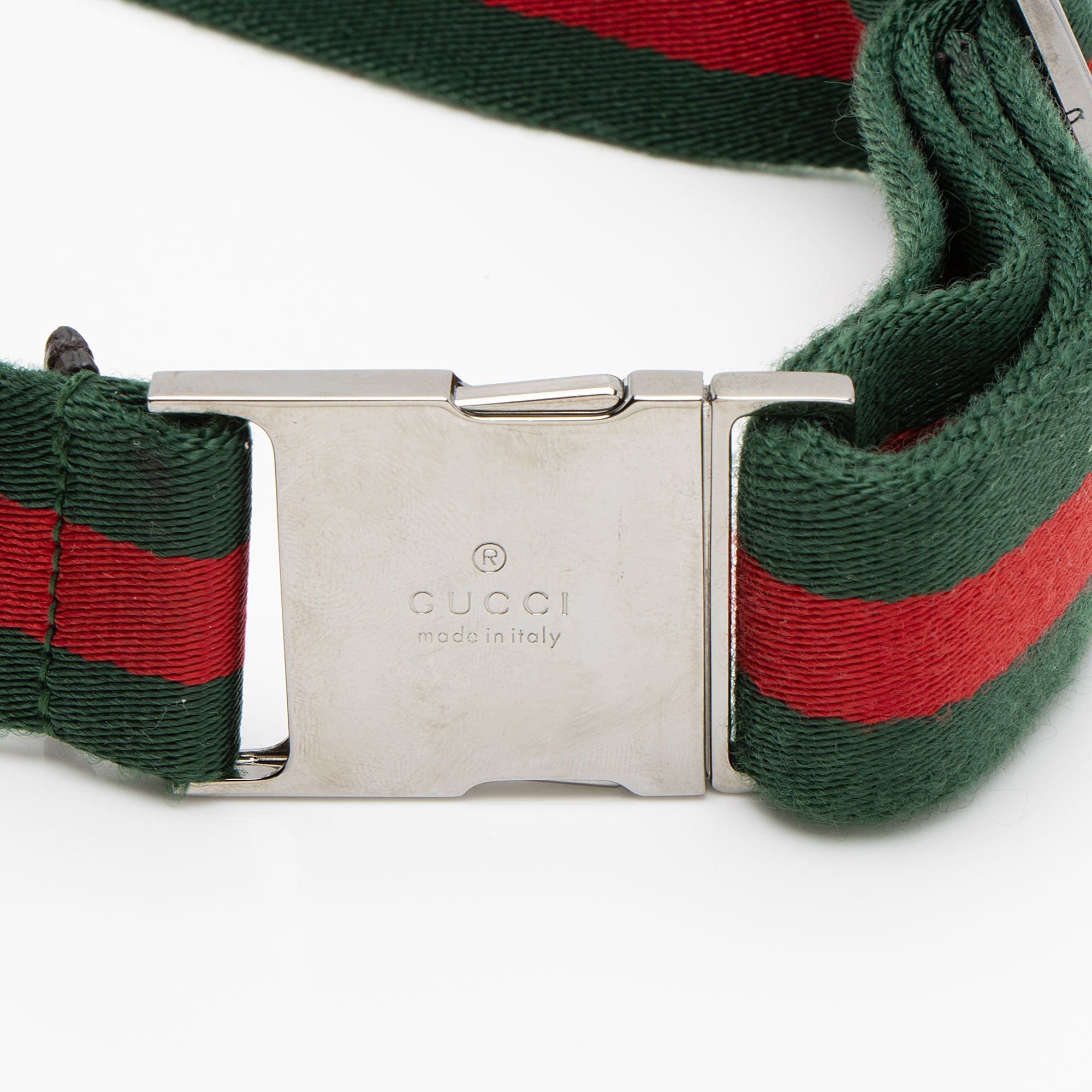 Gucci GG Canvas Double Pocket Belt Bag (SHF-AmXbhv)