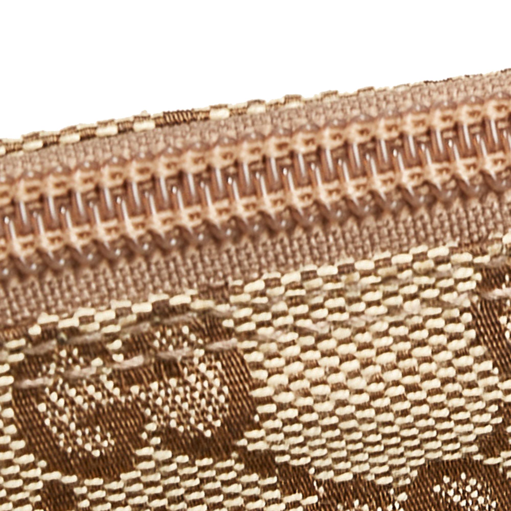 Gucci GG Canvas Boat Baguette (SHG-26182)