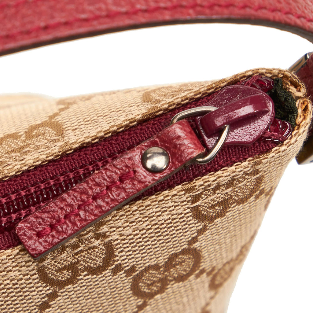 Gucci GG Canvas Boat Baguette (SHG-32391)