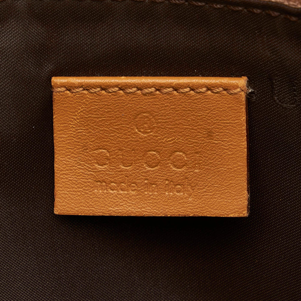 Gucci GG Canvas Boat Baguette (SHG-32977)