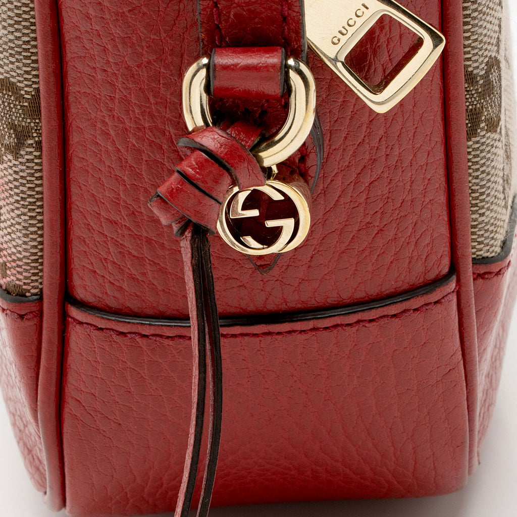 Gucci GG Canvas Bree Mini Messenger Bag (SHF-VNxIcN)