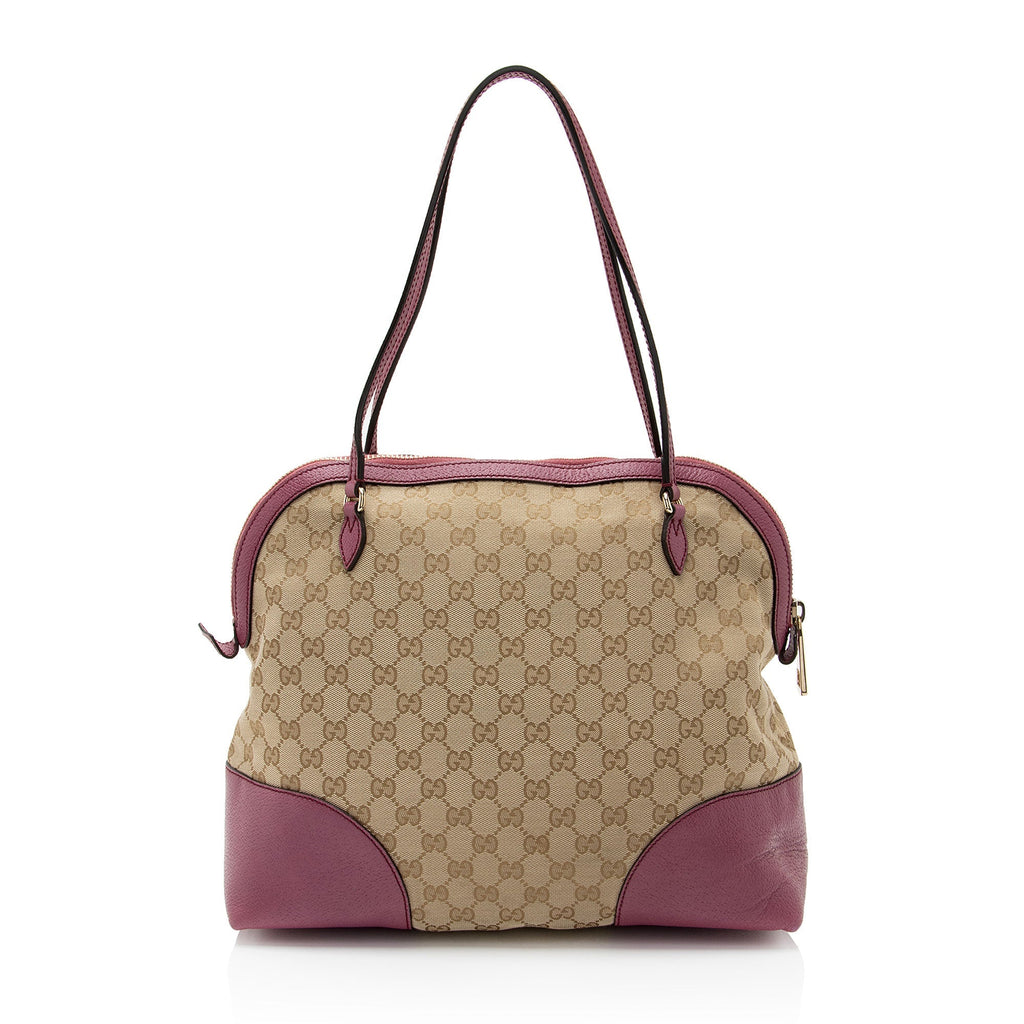 Gucci GG Canvas Bree Small Shoulder Bag (SHF-XhboVD)