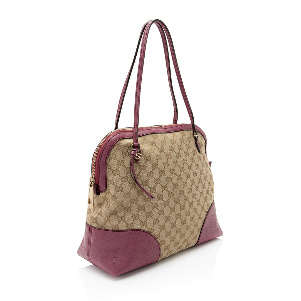 Gucci GG Canvas Bree Small Shoulder Bag (SHF-XhboVD)