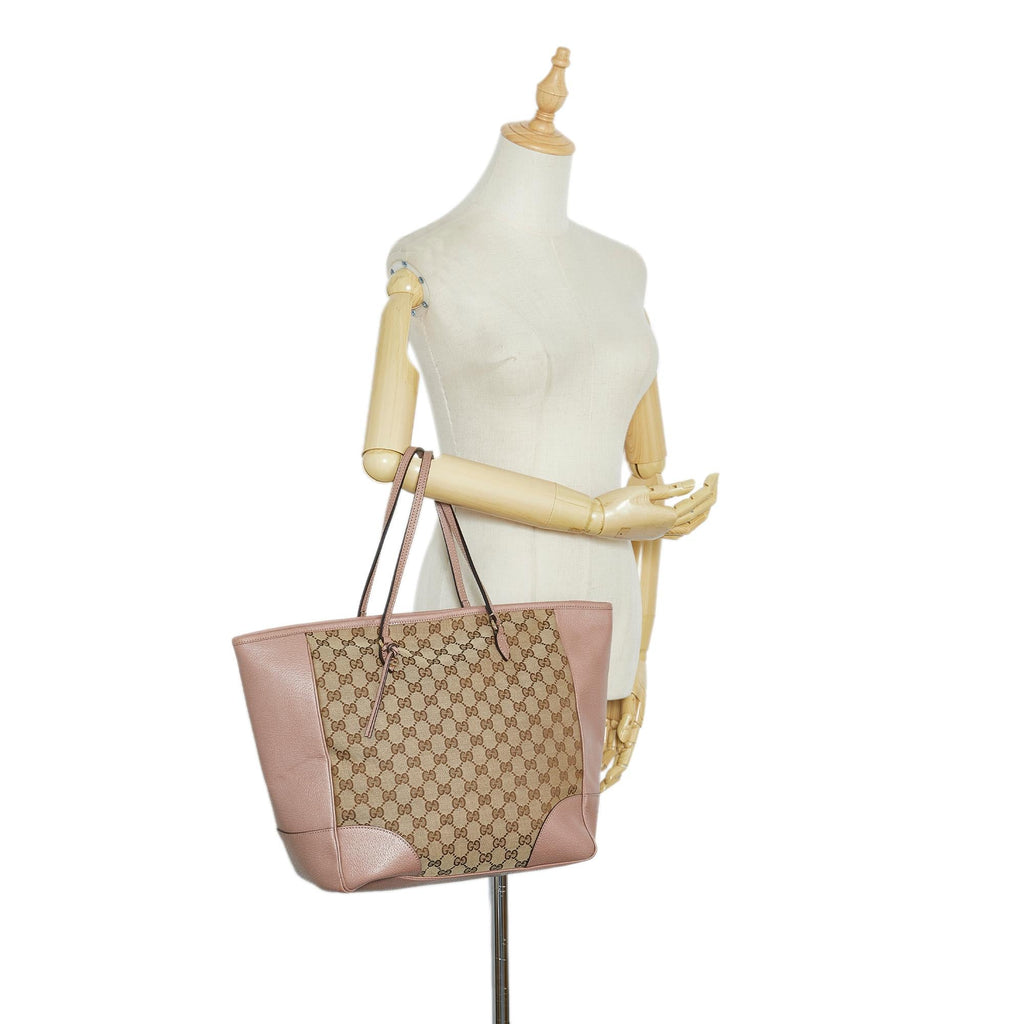 Gucci GG Canvas Bree Tote Bag (SHG-c6YDzW)